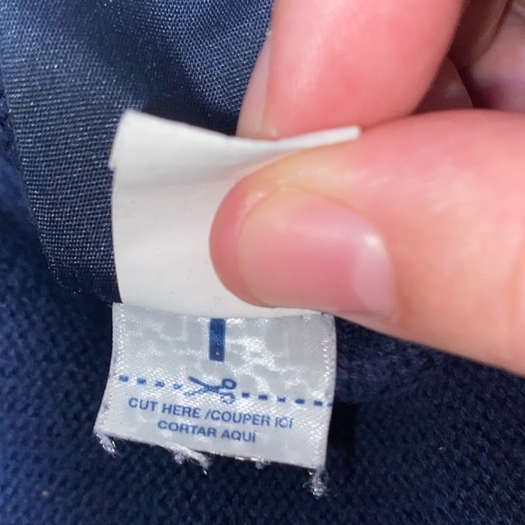 Mens Tommy Hilfiger zip up sweater navy size XL - Picture 5 of 16